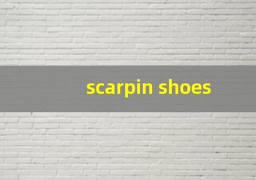 scarpin shoes